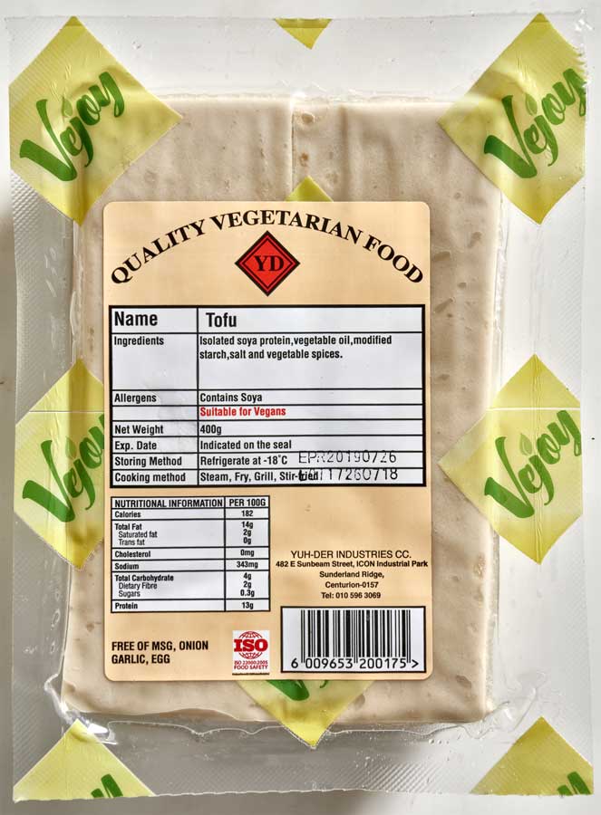 Tofu – Vejoy